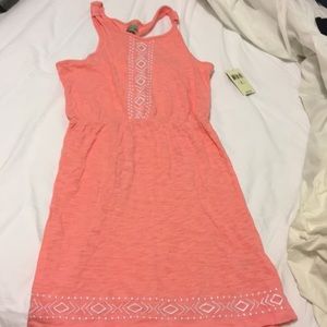 Lucky Brand Kids XL racer back coral dress